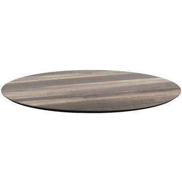 Tafelblad | Houtlook | In-/Outdoor | Ø1200x12(h)mm VEBA, Verzenden