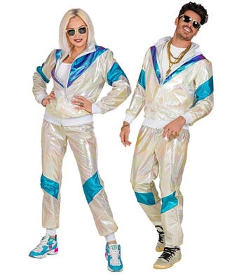 Neon 80S Trainingspak Fout Parelmoer, Verzenden, Nieuw