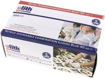 Gants jetables non poudrés en nitrile Taille S (100 pièces), Verzenden
