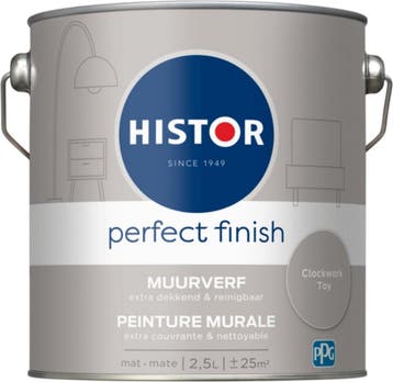 Histor Perfect Finish Muurverf - Mat Clockwork Toy 10L, Doe-het-zelf en Bouw, Verzenden, Nieuw