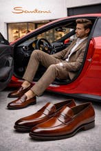 Santoni - Loafers - Maat: EU 43 - Nieuw in doos, Nieuw