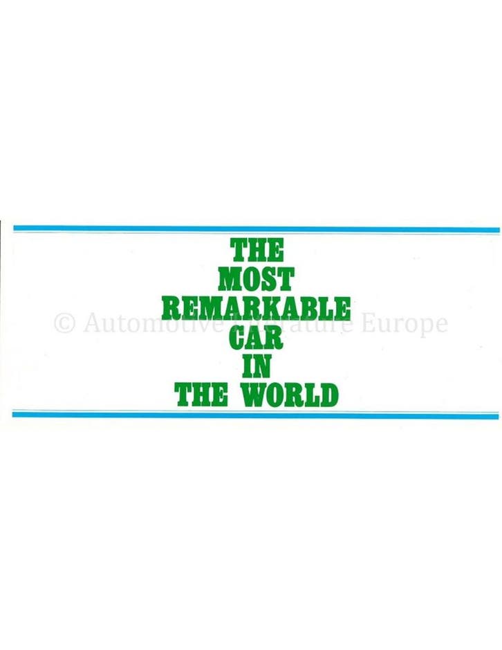 1970 CITROEN ID | DS LEAFLET NEDERLANDS, Livres, Autos | Brochures & Magazines