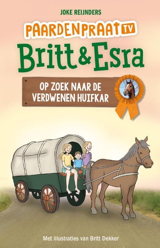 Op zoek naar de verdwenen huifkar / Paardenpraat tv Britt &, Boeken, Kinderboeken | Jeugd | 10 tot 12 jaar, Zo goed als nieuw
