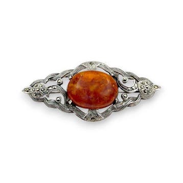 Zilver - Broche - Art Deco uit de jaren 1930–1950