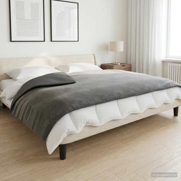vidaXL Gewogen Dekentje Antraciet 150 x 200 cm 11 kg 100%, Verzenden, Nieuw