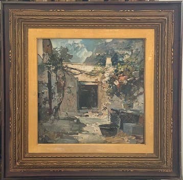 Ezelino Briante (1901-1971) - In Cortile