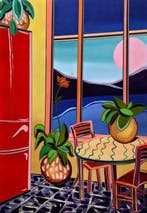 Valdi - Flor que mira a la luna - XL