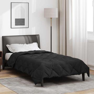 Couette 140x220cm noire - Stock limite, vente jusqua epu..., Maison & Meubles, Verzenden