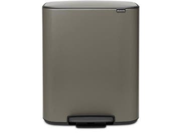Veiling - Brabantia Bo Prullenbak - 2 x 30 liter, Huis en Inrichting, Gebruikt