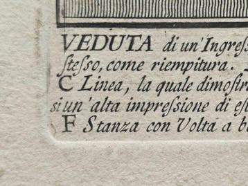 Giovanni Battista Piranesi (1720-1778) - filigrana - Le