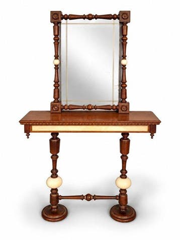 Console (4) - Bois, Verre - Ensemble d’entrée, Antiquités & Art