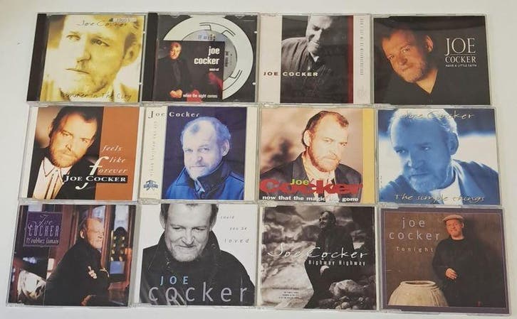 Bundel van 12 Joe Cocker CD Singles, CD & DVD, CD | Pop, Envoi