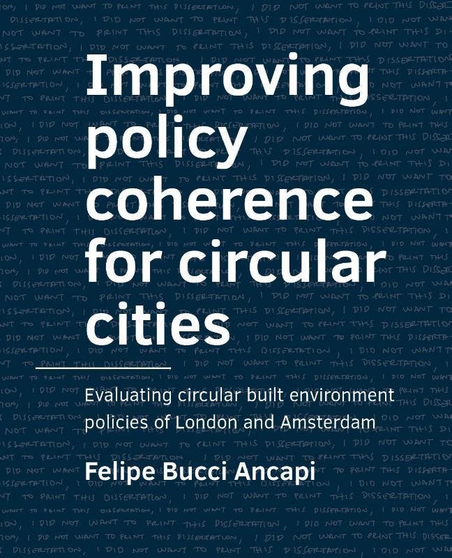 Improving Policy Coherence For Circular Cities | Nieuw, Livres, Livres Autre, Envoi