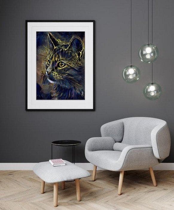 Lea Roche - MENDY FLASH, Antiek en Kunst, Kunst | Schilderijen | Modern