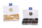 Set van 100 metalen scharnieren (goud, 24x16 mm), geleverd, Verzenden, Nieuw