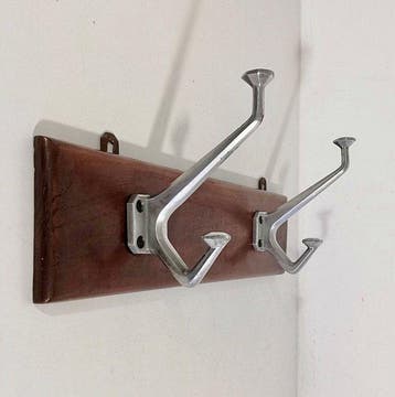 Porte-manteau - Design vintage des années 1930 - Aluminium,