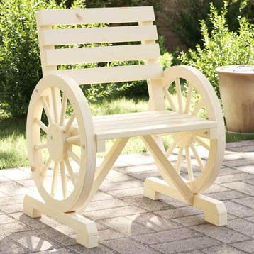 vidaXL Tuinstoelen 2 st 58x58x78,5 cm massief vurenhout, Verzenden, Nieuw