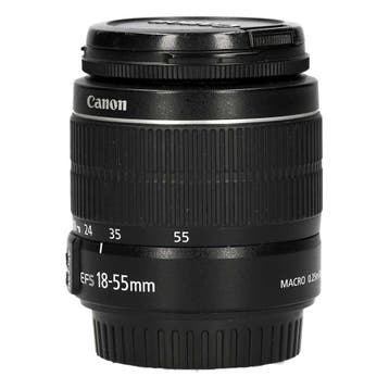 Canon EF-S 18-55mm f/3.5-5.6 III met garantie, Ophalen of Verzenden, Gebruikt