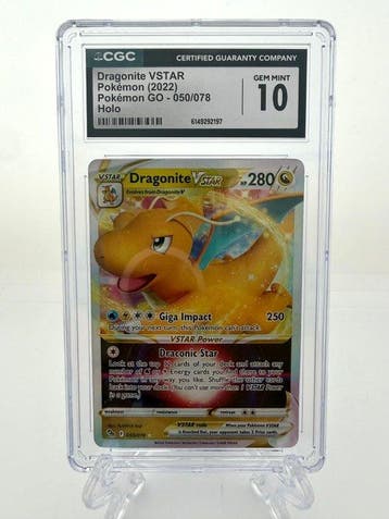 Pokémon - 1 Graded card - Dragonite Vstar - Pokémon GO -, Nieuw