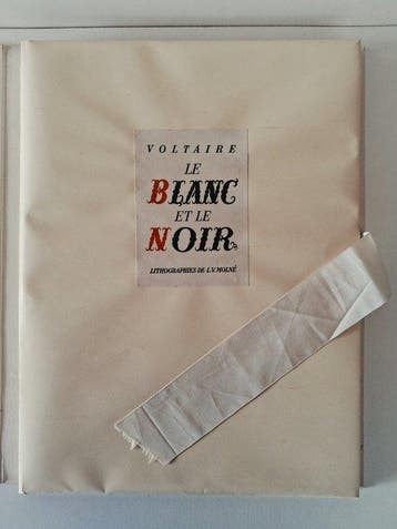 Voltaire / Luis Vidal Molné - Le blanc et le noir - 1945