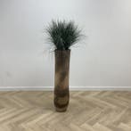 Palmvaas met kunstrietgras, hoogte 175 cm, Huis en Inrichting