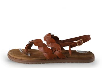 Lazamani Sandalen in maat 39 Cognac, Overige kleuren, Verzenden, Lazamani, Sandalen of Muiltjes