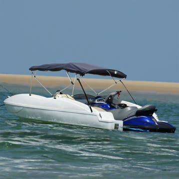 vidaXL Biminitop 4 bogen met mesh zijwanden, Watersport en Boten, Verzenden, Nieuw