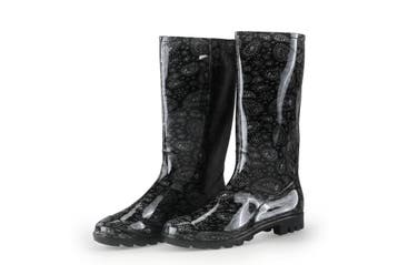 Xq Footwear Regenlaarzen in maat 39 Zwart, Verzenden, Regenlaarzen