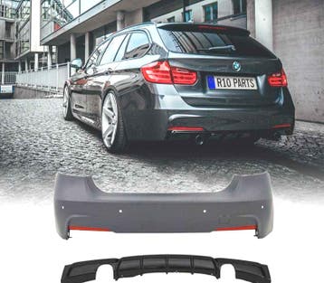 PARE-CHOCS ARRIÈRE BMW F31 TOURING LOOK M PERFORMANCE PDC, Verzenden