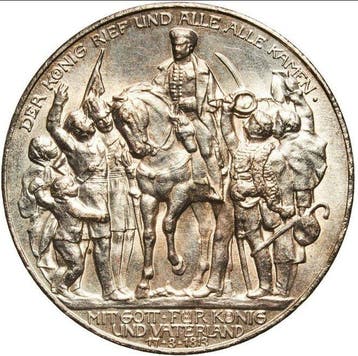 Duitsland, Pruisen Wilhelm II. 3 Mark 1913 (Prusia)