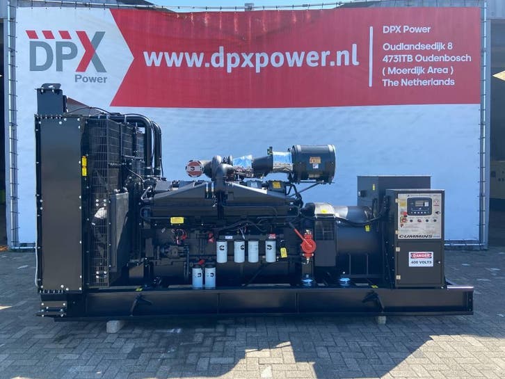 Cummins KTA38-G5 - 1.100 kVA Generator - DPX-18814, Articles professionnels, Machines & Construction | Générateurs, Enlèvement ou Envoi