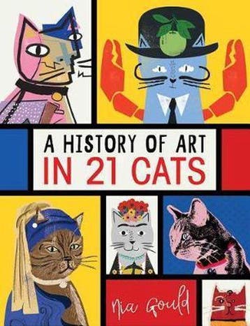 A History of Art in 21 Cats 9781524851491 Nia Gould, Verzenden, Zo goed als nieuw, Nia Gould