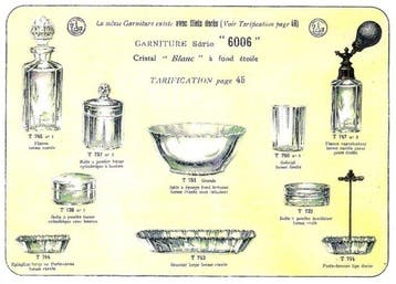 Baccarat - Karaf - listé dans le catalogue 1916 - Kristal -