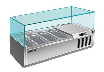 SARO Opzet koelvitrine - 1/3 GN - VRX 1200/380, Verzenden, Nieuw in verpakking, Koelen en Vriezen
