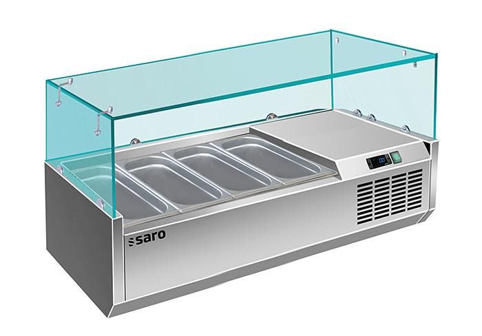 SARO Opzet koelvitrine - 1/3 GN - VRX 1200/380, Zakelijke goederen, Horeca | Keukenapparatuur, Koelen en Vriezen, Verzenden