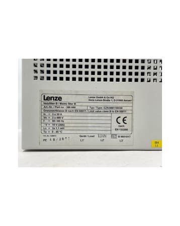 lenze netzfilter B 386 666, Verzenden