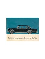 1969 MERCEDES BENZ 600 PULLMAN SERVICE- & GARANTIEBOEK, Ophalen of Verzenden