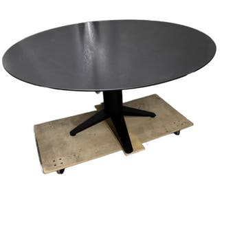 bert plantagie Eettafel Carve Rond - Ongebruikt, Verzenden, Zo goed als nieuw, Overige materialen, 100 tot 150 cm