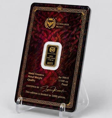 Duitsland. Gold Bar (#029) 2026 Gods of Germania – Frigg –