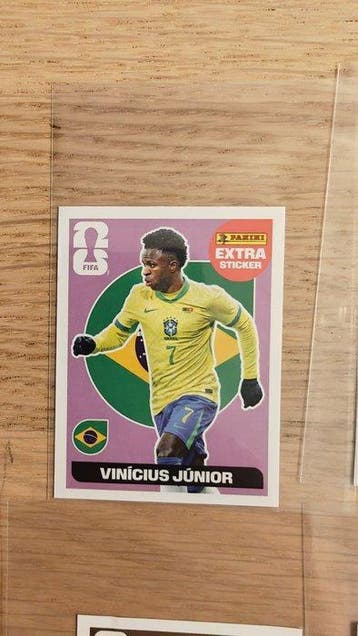 Panini World Cup Stickers Jude Bellingham, Vinícius Júnior