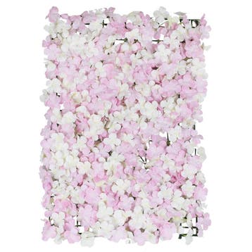 Roze Wanddecoratie Bloemen 60cm, Verzenden, Nieuw