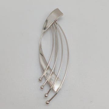 Zonder minimumprijs - Broche Zilver - Rusch