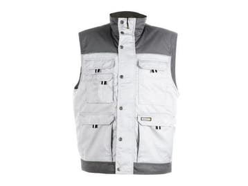 Veiling - Dassy schilders bodywarmer maat XXL wit/grijs, Nieuw