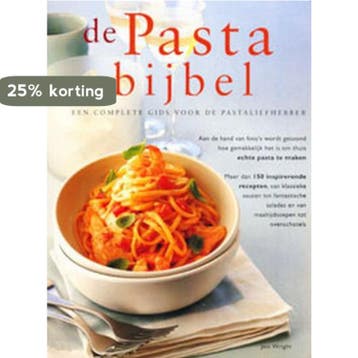De pasta bijbel 9789059200104 J. Wright, Boeken, Kookboeken, Verzenden, Gelezen, J. Wright