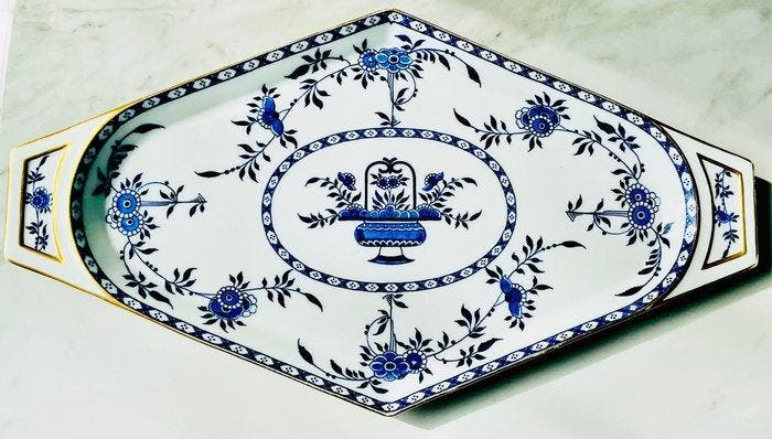 MINTON - Large - Schaal - Porselein - Antiek ‘Delfts Blauw’, Antiek en Kunst, Antiek | Glaswerk en Kristal