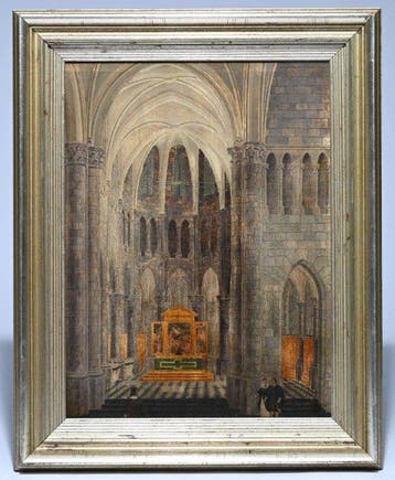 Daniël de Blieck (c.1610-1673), Naar - Gothic Church, Antiek en Kunst