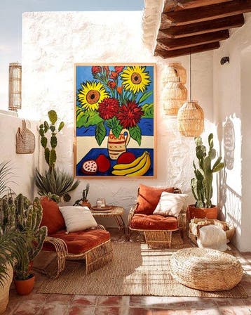 E. García - Flores y frutas XL (No reserve), Antiek en Kunst