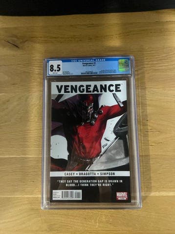 Vengeance 1 - Vengeance #1 – CGC 8.5 White Pages – 1st, Nieuw