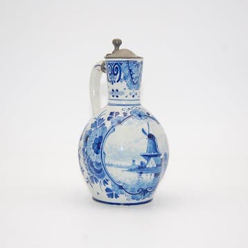 De Porceleyne Fles, Delft - H. 21,5cm / AF 1910 - Kruik -