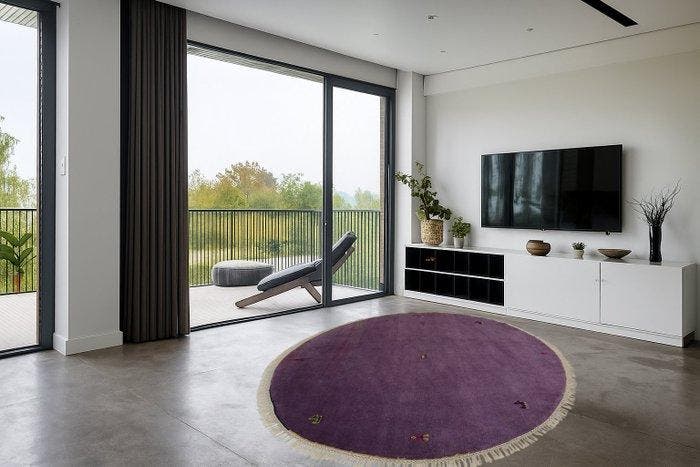 Népal - Nettoyé - Tapis - 231 cm - 231 cm, Maison & Meubles, Ameublement | Tapis & Moquettes